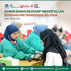 DONOR DARAH TAHUN 2025 AULA RS SYARIF HIDAYATULLAH