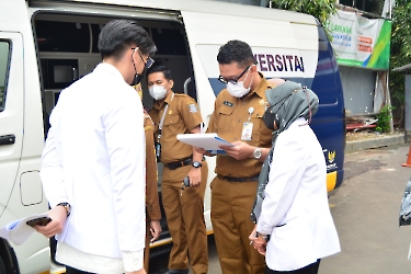 MONITORING DAN EVALUASI RS SYARIF HIDAYATULLAH OLEH DINKES TANGSEL